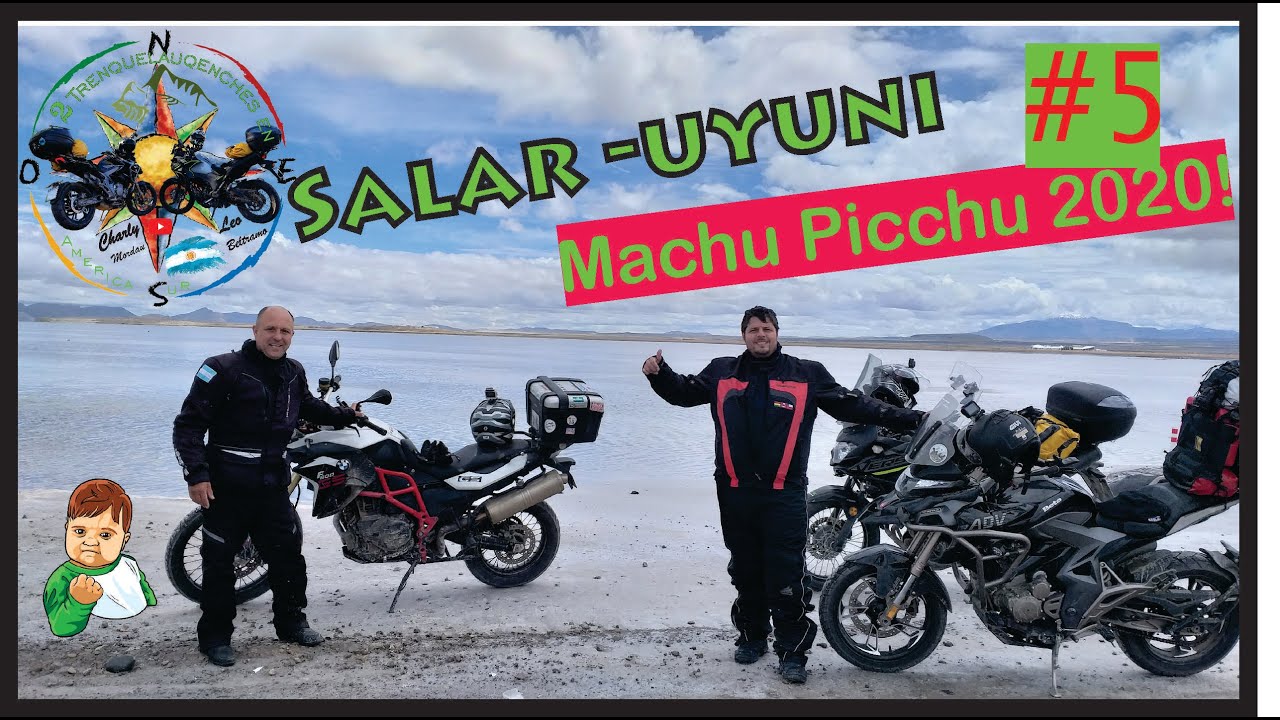 Viaje en moto a machu picchu desde Argentina #5 Zontes 310 Febrero 2020 Salar de Uyuni 👌