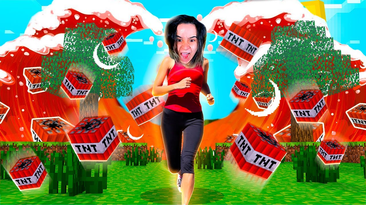 minecraft... mas  TNT ta VINDO!