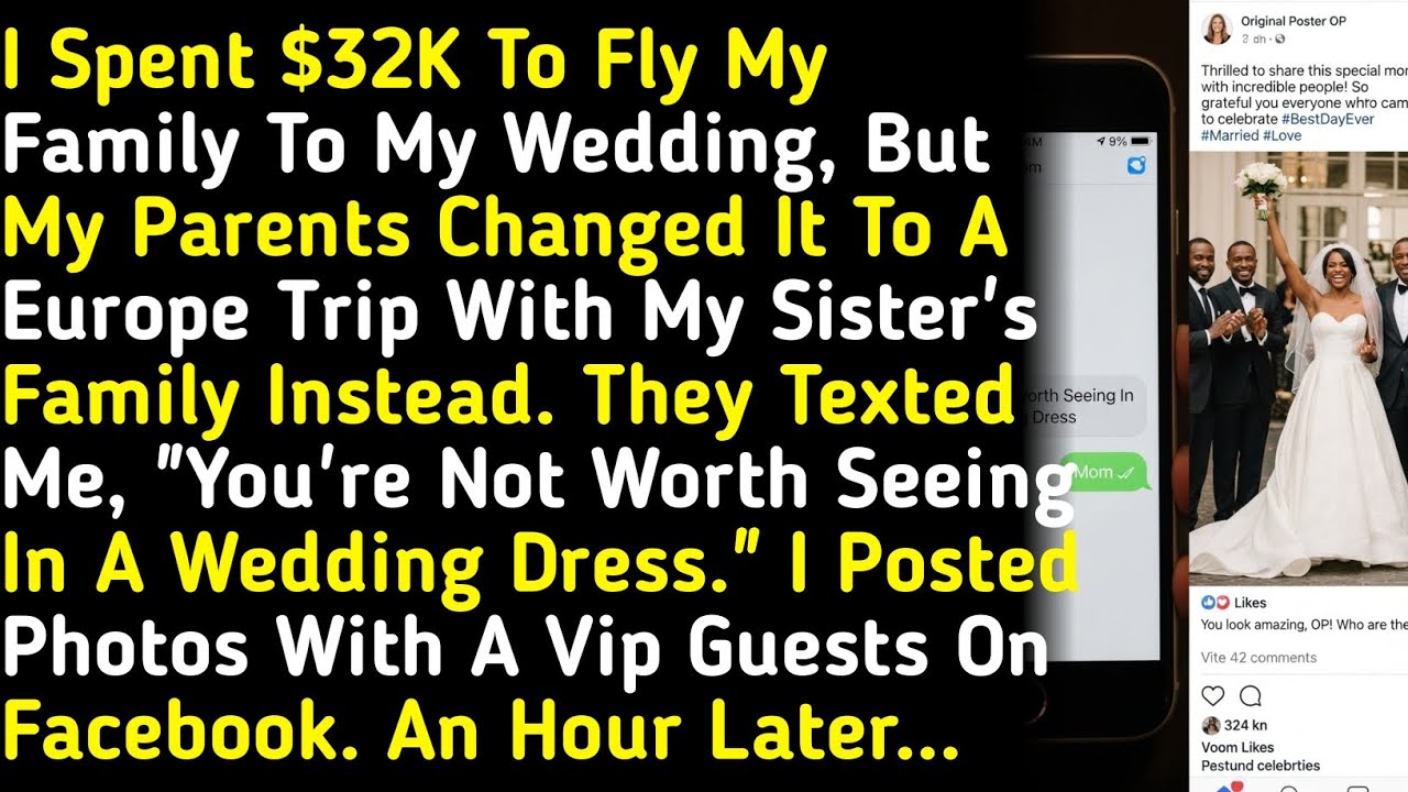 I Spent $32K To Fly My Family To My Wedding, But My Parents Changed It To A Europe Tri...