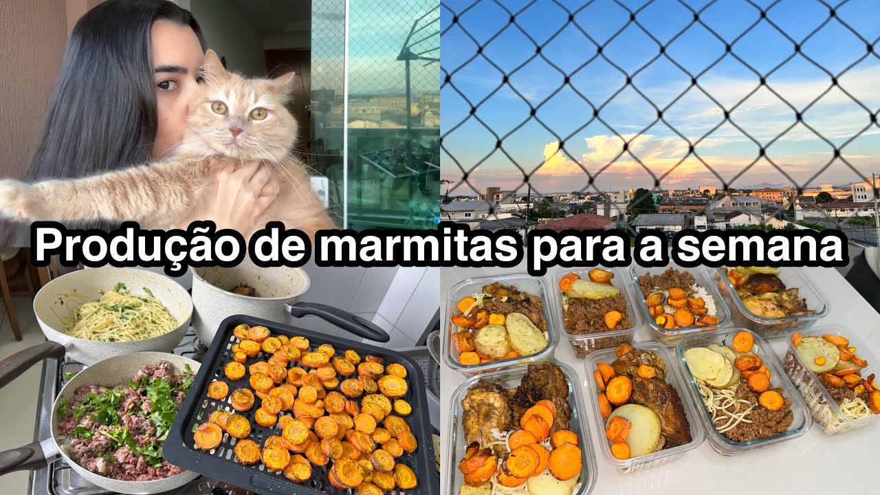 ROTINA + PRODUÇÃO de MARMITAS  e DESABAFO 