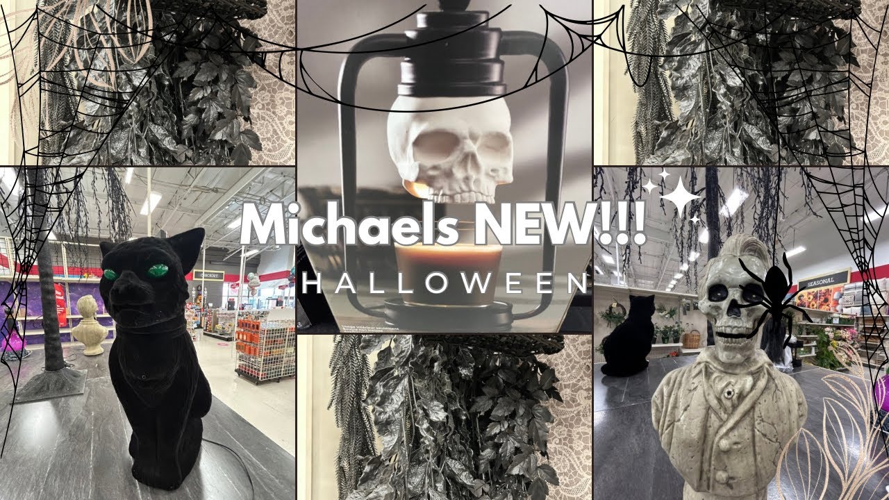 Michaels NEW in store Halloween Items!!!! 🐈‍⬛ 