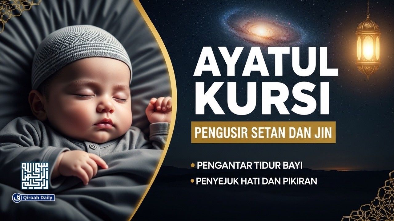 MUROTTAL AYAT KURSI 100x | Pengantar Tidur Gelisah Susah Tidur Agar Tidur Tenang
