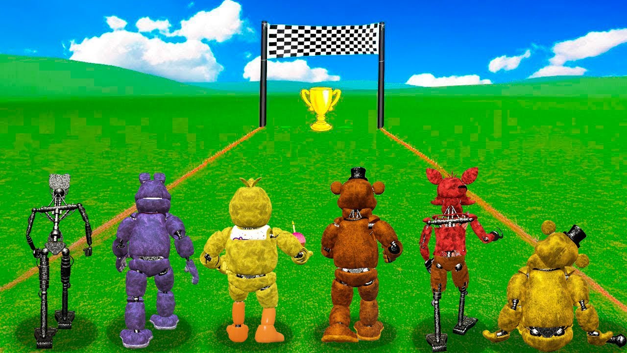 ¿Quién es el MÁS RAPIDO de FIVE NIGHTS AT FREDDY'S 1?