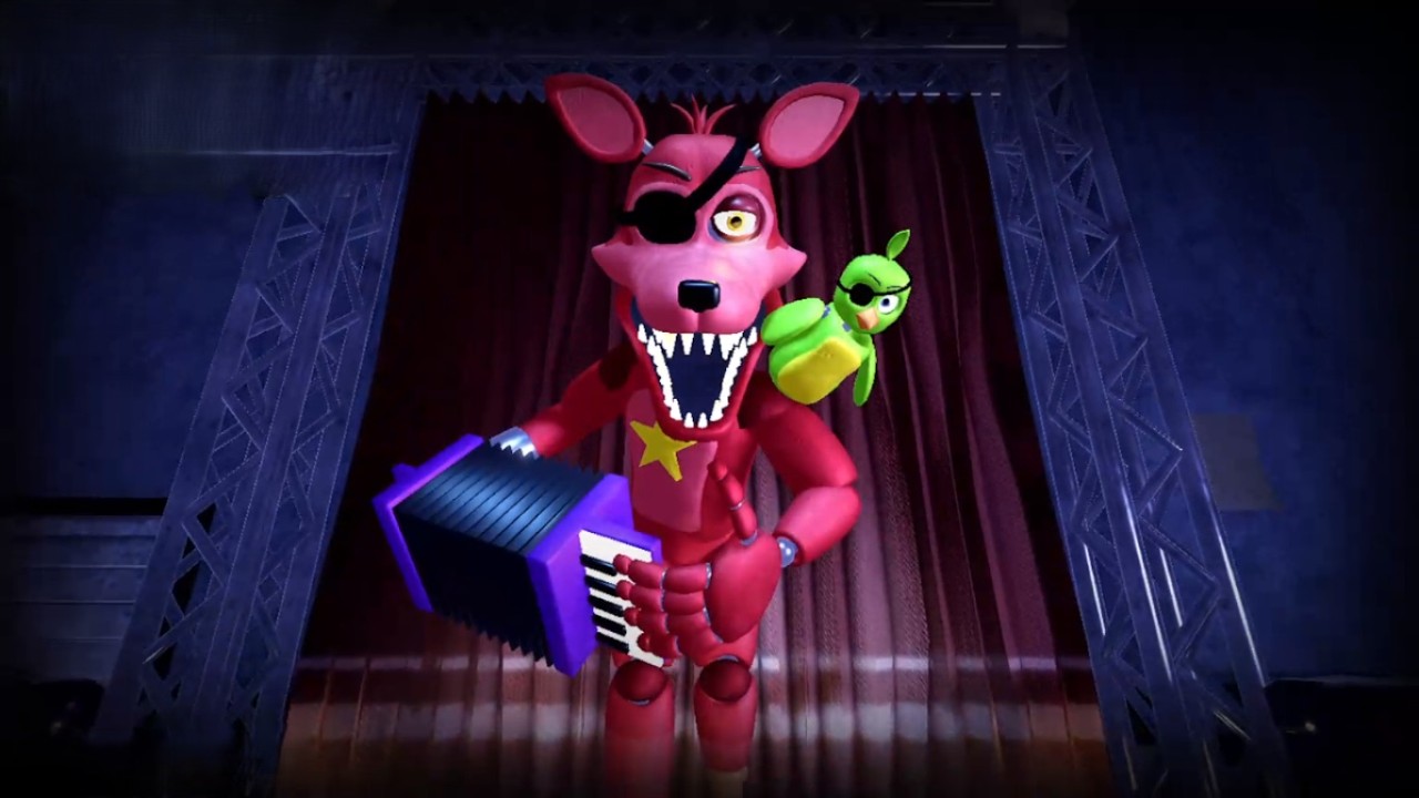 Hiding From Rockstar Foxy In The Pizzeria (Animatronic Night's)