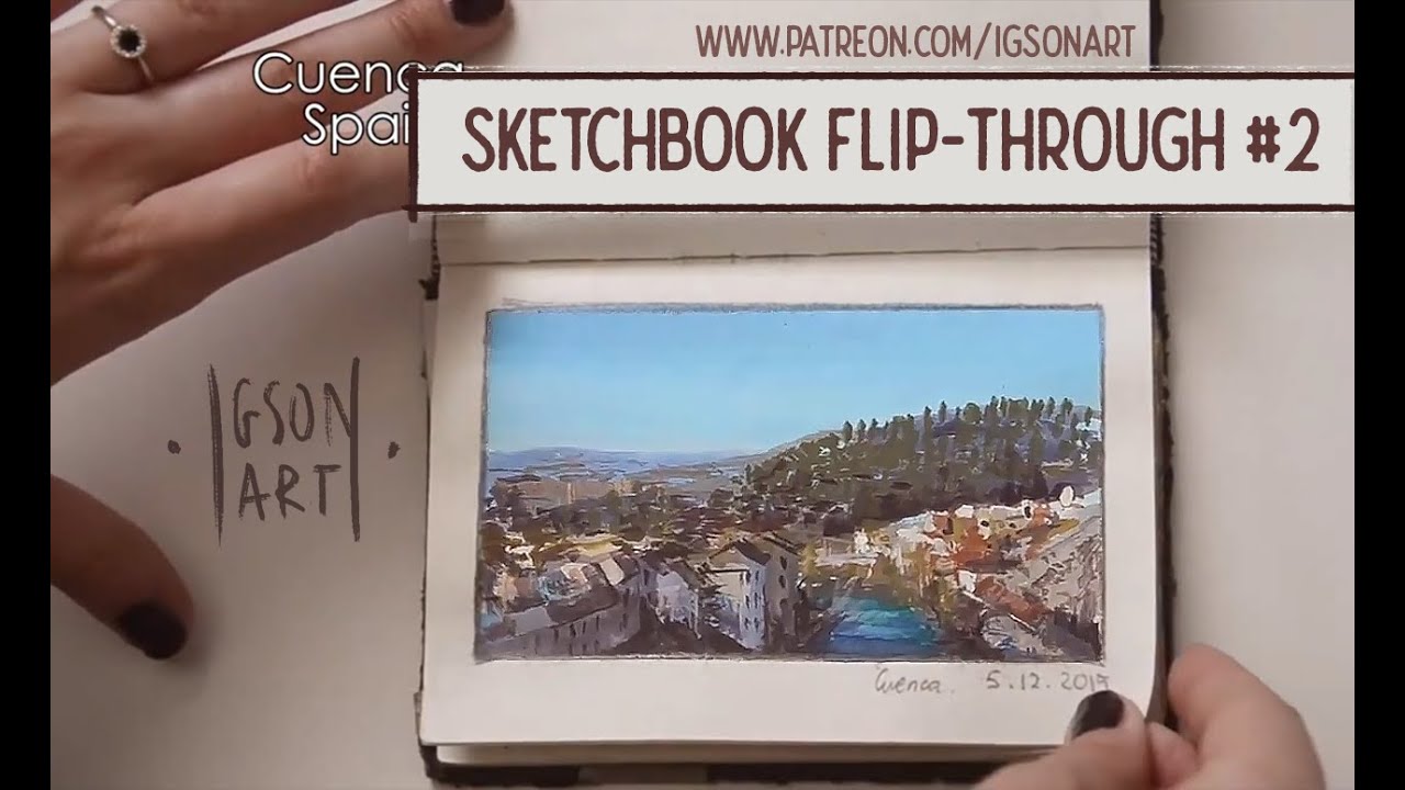 Watercolor & Gouache complete sketchbook #2 by IgsonArt - Iga Oliwiak
