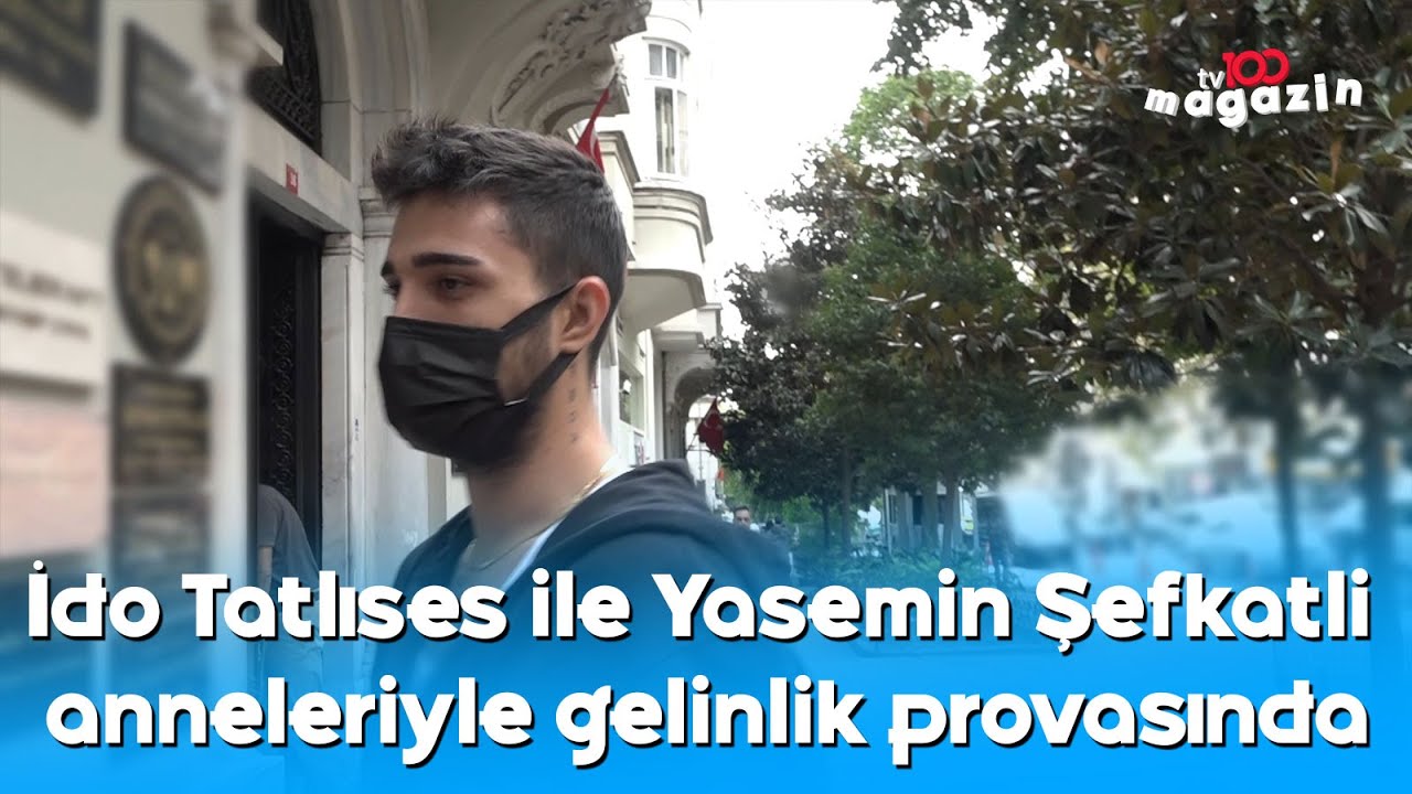 İdo Tatlıses ile Yasemin Şefkatli anneleriyle gelinlik provasında