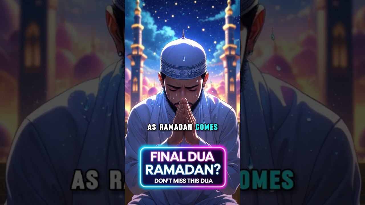 The Best Dua to End Your Ramadan 🌙💧#ramadan #fasting #dua