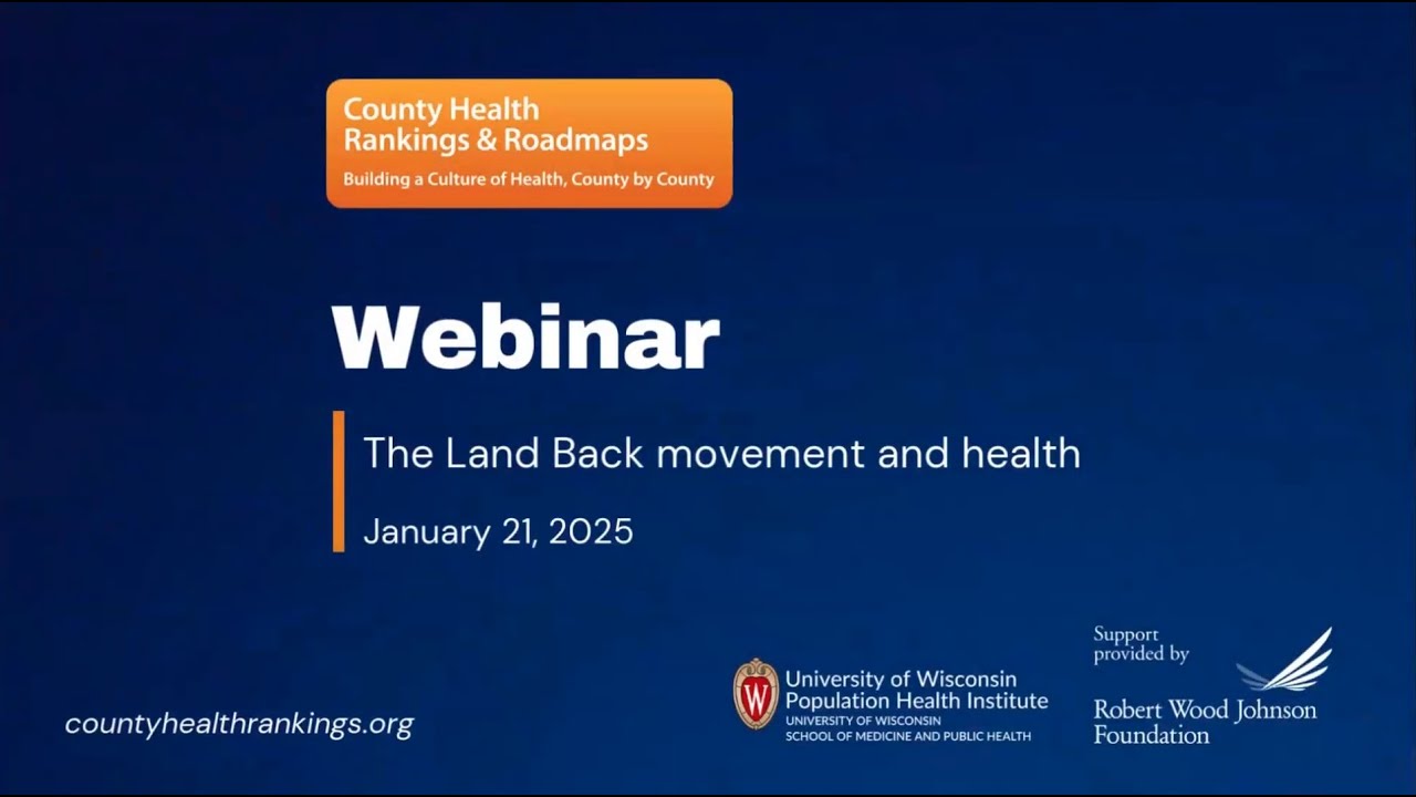 Webinar: The Land Back movement and health