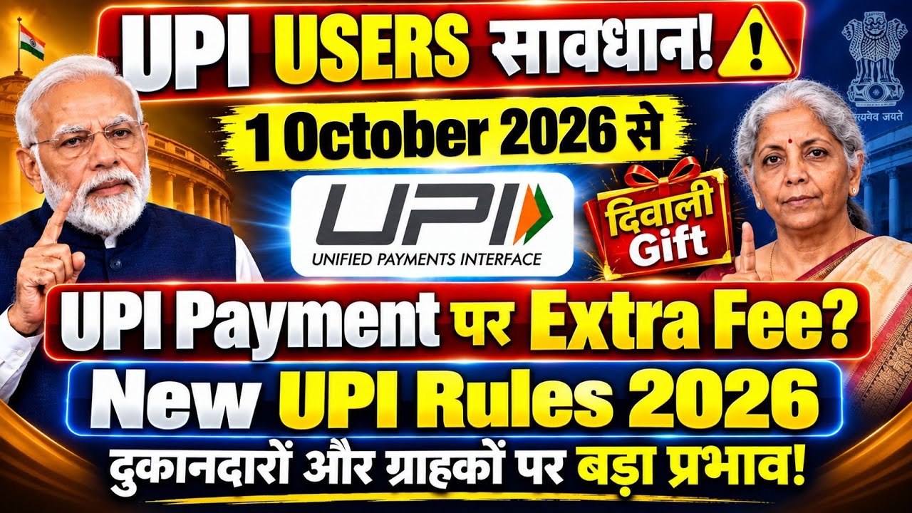 UPI Payment में बड़ा बदलाव 15th October 2026 से | New UPI Rules 2026 | Merchants & Customers पर असर?