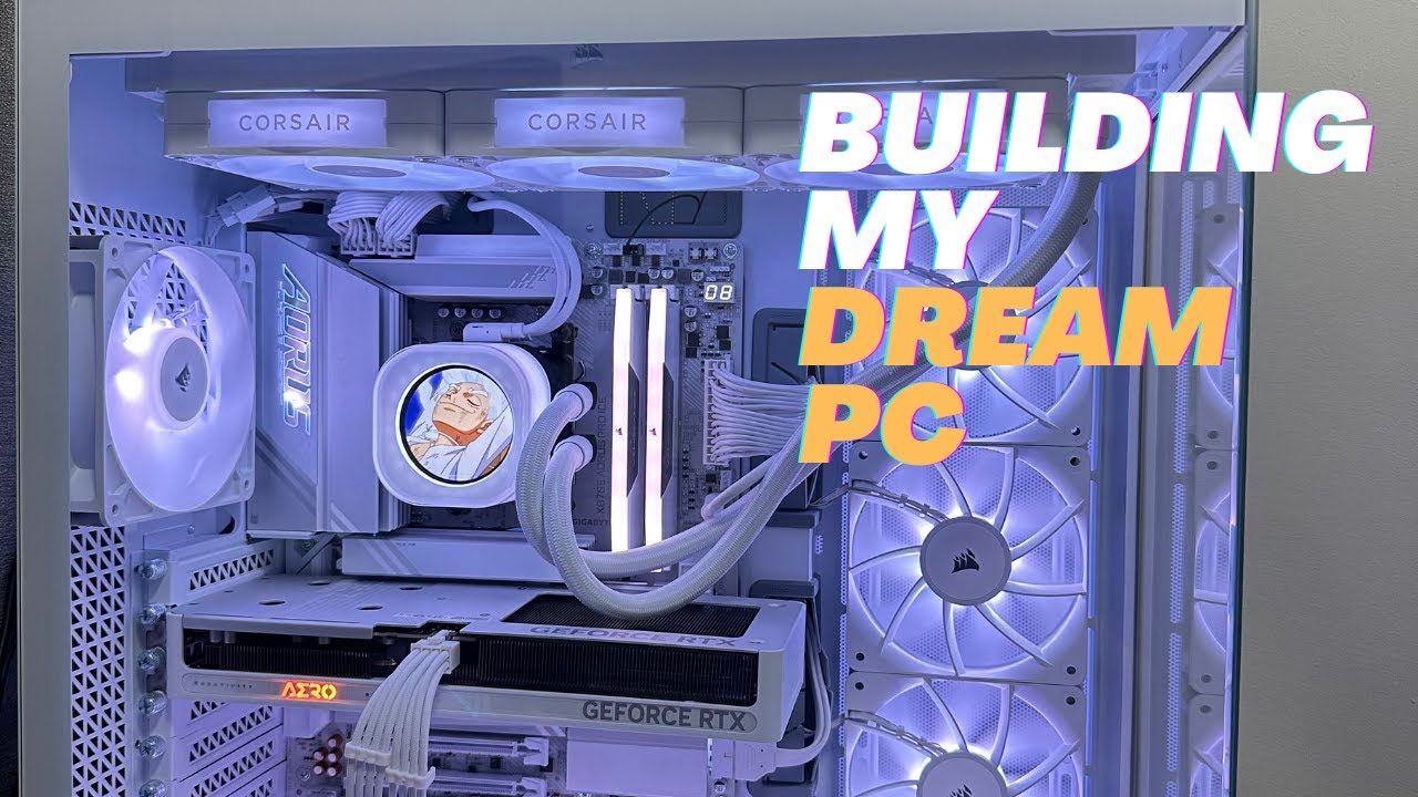 My First PC Build! 🔥 White Gaming Rig ❄️ | Ryzen 9800X3D + RTX 5060 Ti + X870E PRO ICE