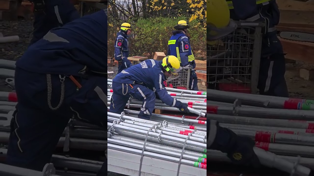 Einsturzgefahr am &bdquo;Gasthof Hambloch&ldquo; in Kreuztal-Krombach (NRW) &ndash; THW Siegen & Olpe im Einsatz