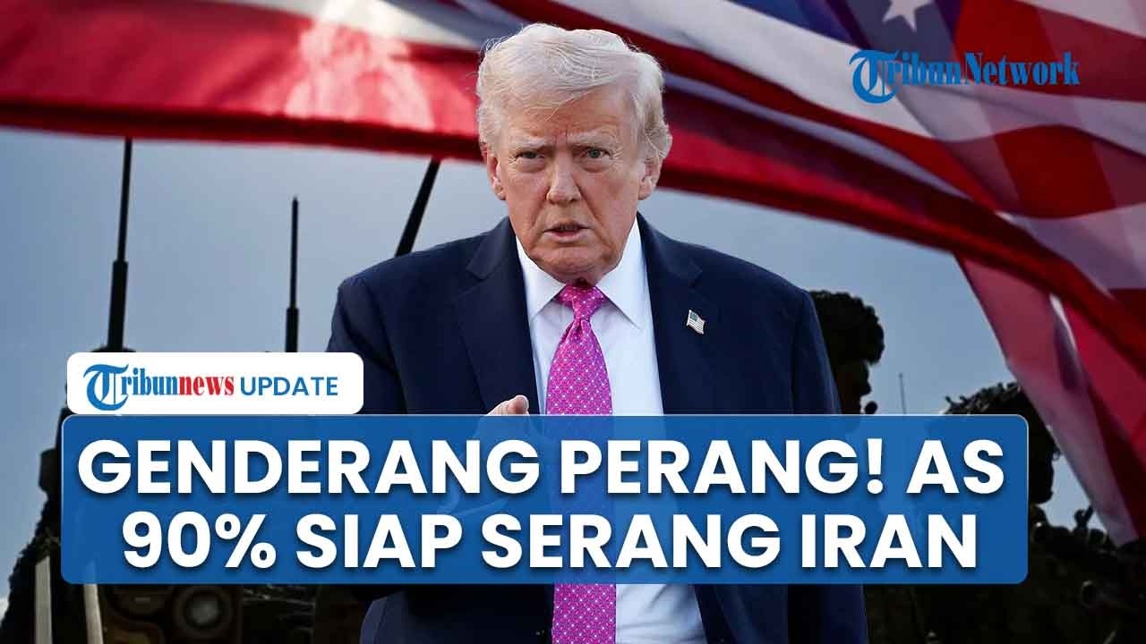 AS Tabuh Perang! 90% Siap Gempur Teheran, Iran Tak Gentar Lawan Kekuatan Militer Pasukan Trump