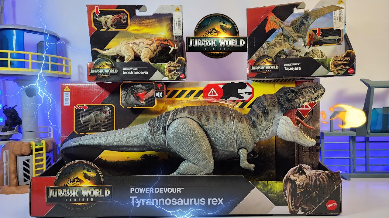 Jurassic World Rebirth Tyrannosaurus Rex Power Devour Full Review!