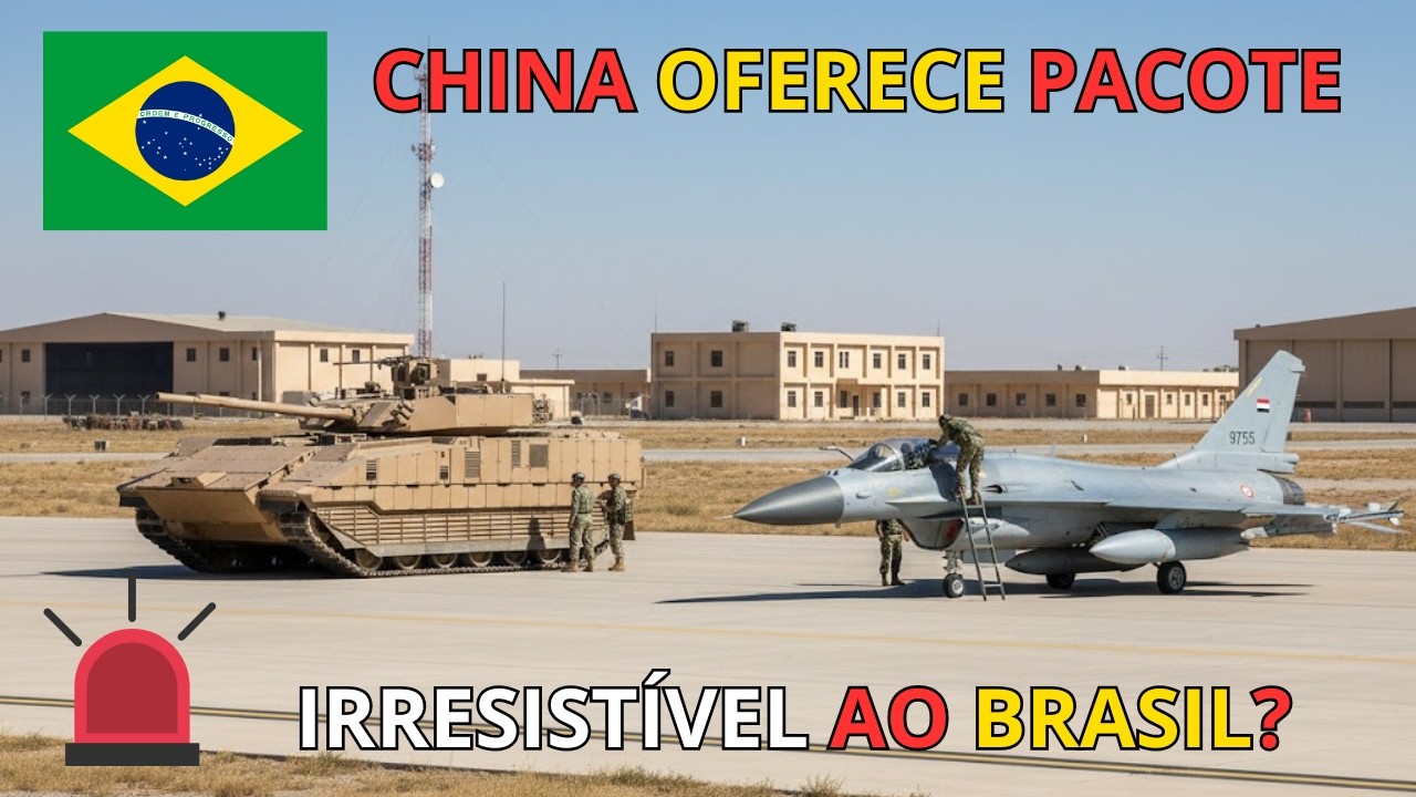 Aliança militar à vista? China quer fornecer tanques, caças e blindados ao Brasil.