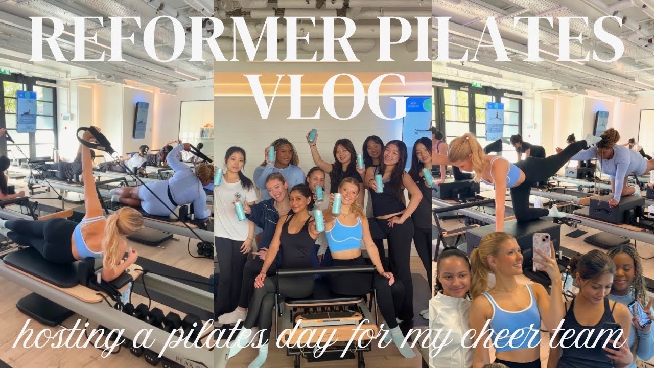 Hosting Reformer Pilates, Team Day in London 🩰|  Varsity Cheer Captain Vlog✨ | QMUL Student Life