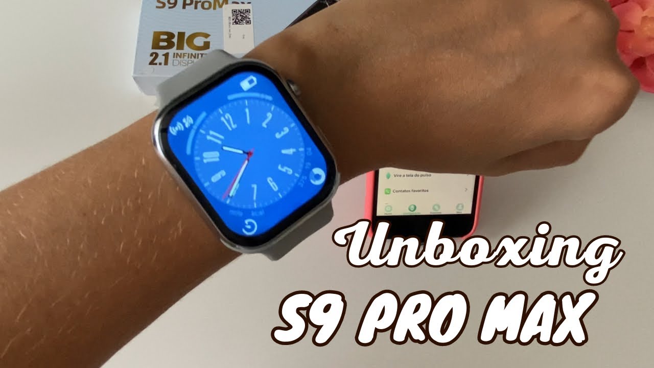 Smartwatch S9 Pro Max 45mm | Aesthetic Apple Watch Series 8 | Unboxing
