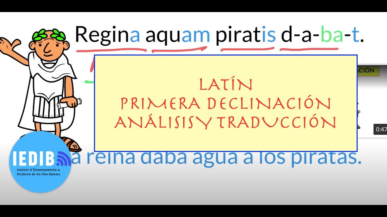 Análisis y traducción : 1 declinación.