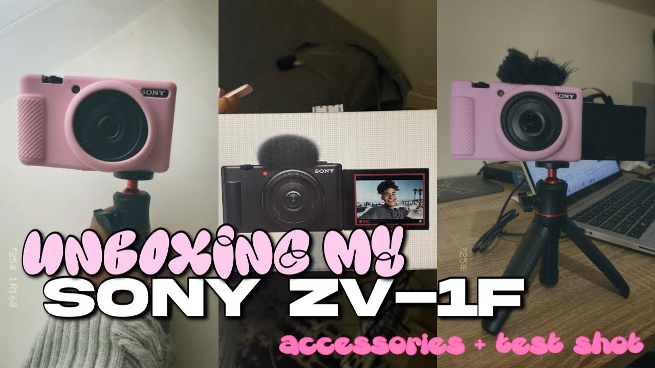 UNBOXING SONY ZV-1F| accessories haul + test shot
