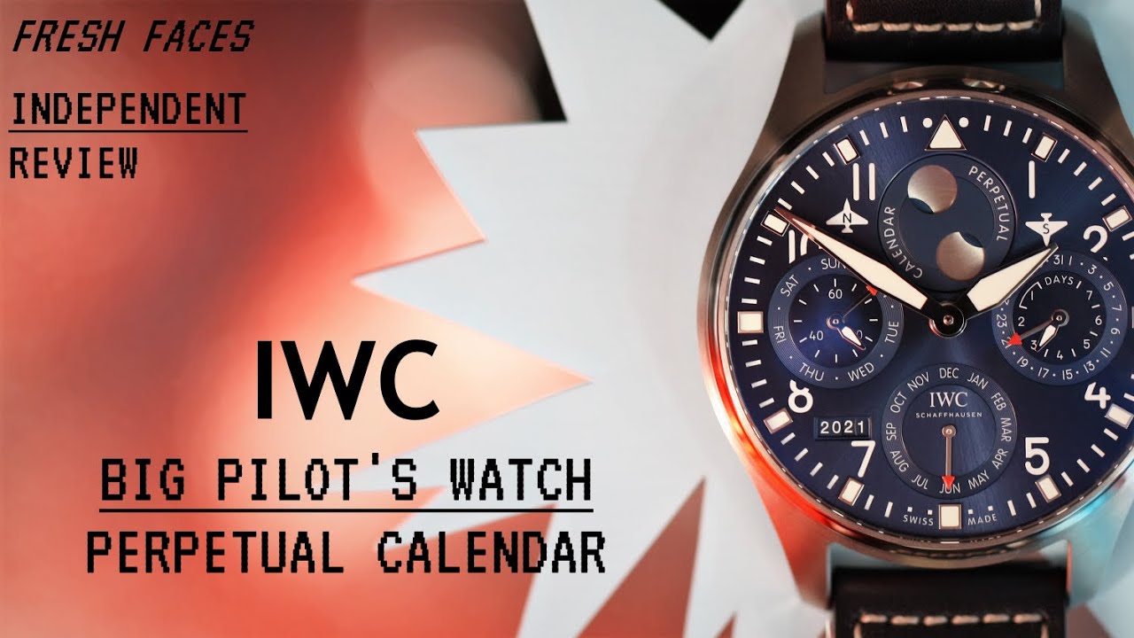 IWC Big Pilot's Watch Perpetual Calendar: an Icon Improved! See the ref. iw503605