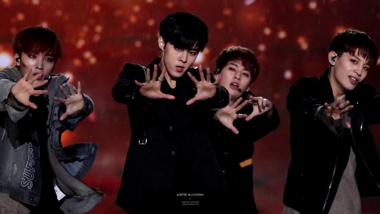 161118 Music Bank - 하얗게 불태웠어 (White Night) (UP10TION WOOSHIN focus)