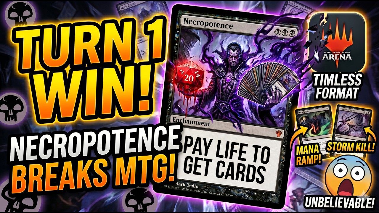 MtG turn 1 win