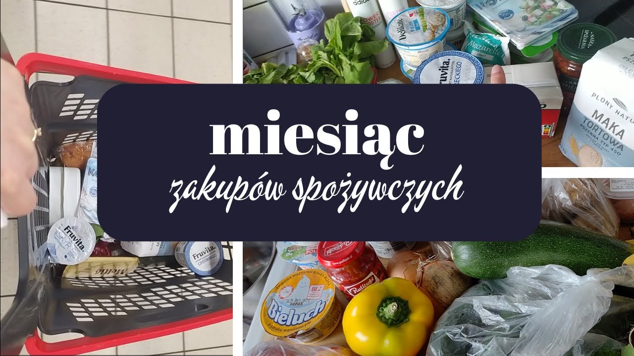 Zakupy z CAŁEGO MIESIĄCA | Maj 2025 | zakupy spożywcze na 2 osoby