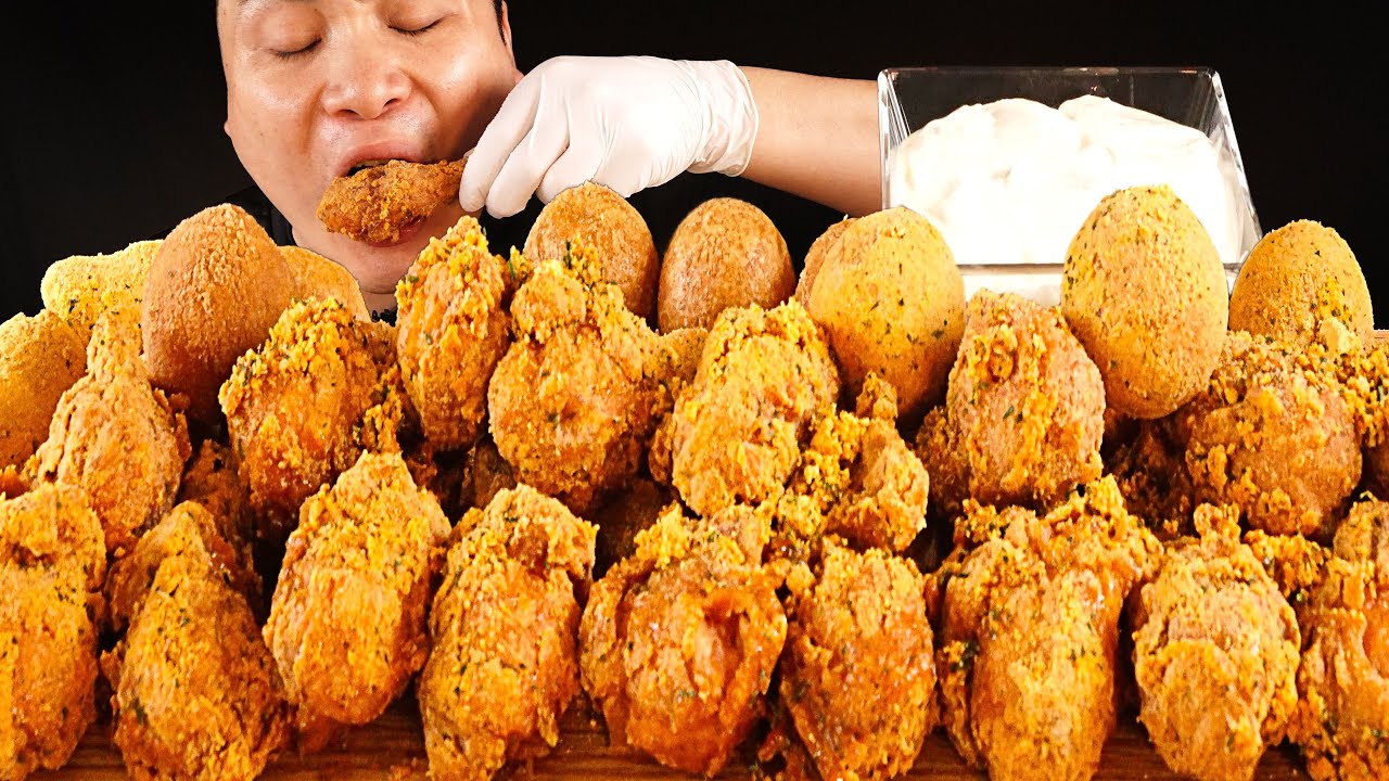 단짠단짠 뿌링클치킨과 치즈볼, 뿌링핫도그 먹방~!! 리얼사운드 ASMR Mukbang(Eating Show)
