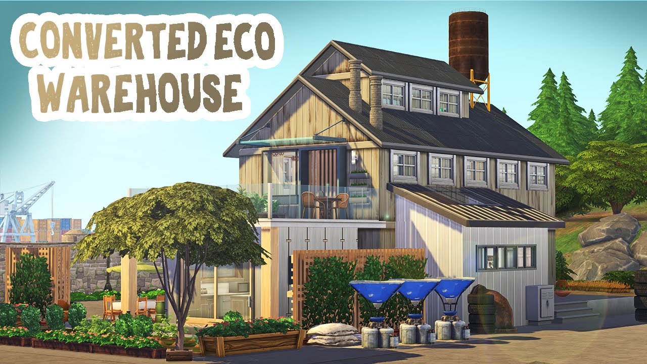 Converted Warehouse || The Sims 4: Speed Build