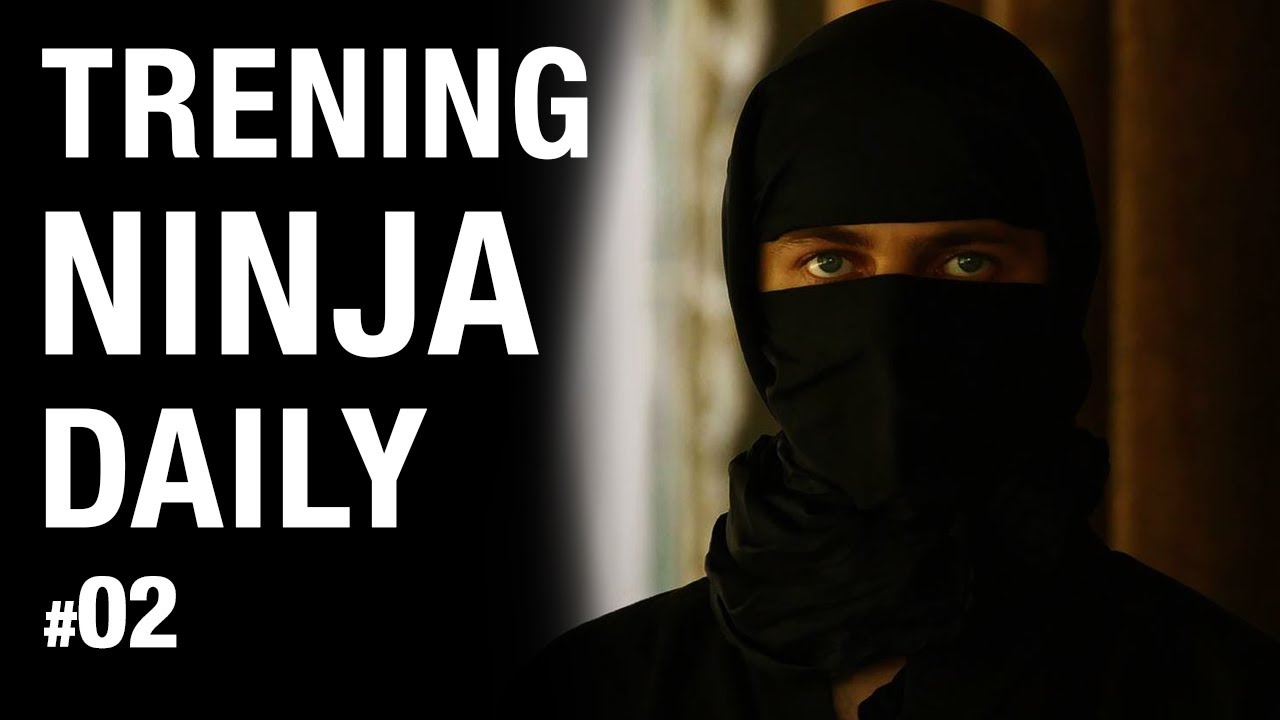 TRENING NINJA DAILY - KALISTENIKA, SZTUKI SPORTY WALKI, TRENING ROZGRZEWKA, PRZYSIADY #2