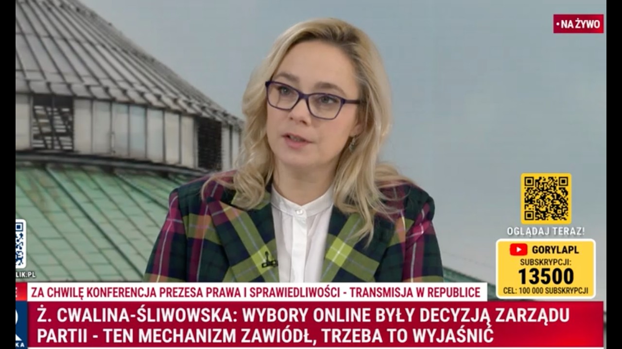 Cwalina-Śliwowska: ŻADNA deklaracja Pełczyńskiej-Nałęcz nie ma pokrycia w rzeczywistości!