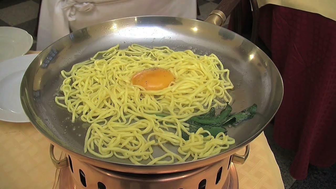 Tagliolini with Alba's truffles recipe