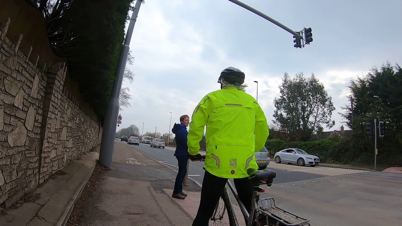 Time lapse cycling from Exeter St Davids station to Phear Park in Exmouth