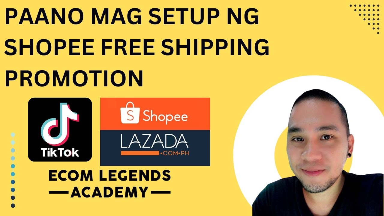 PAANO MAG SETUP NG SHOPEE FREE SHIPPING PROMOTION