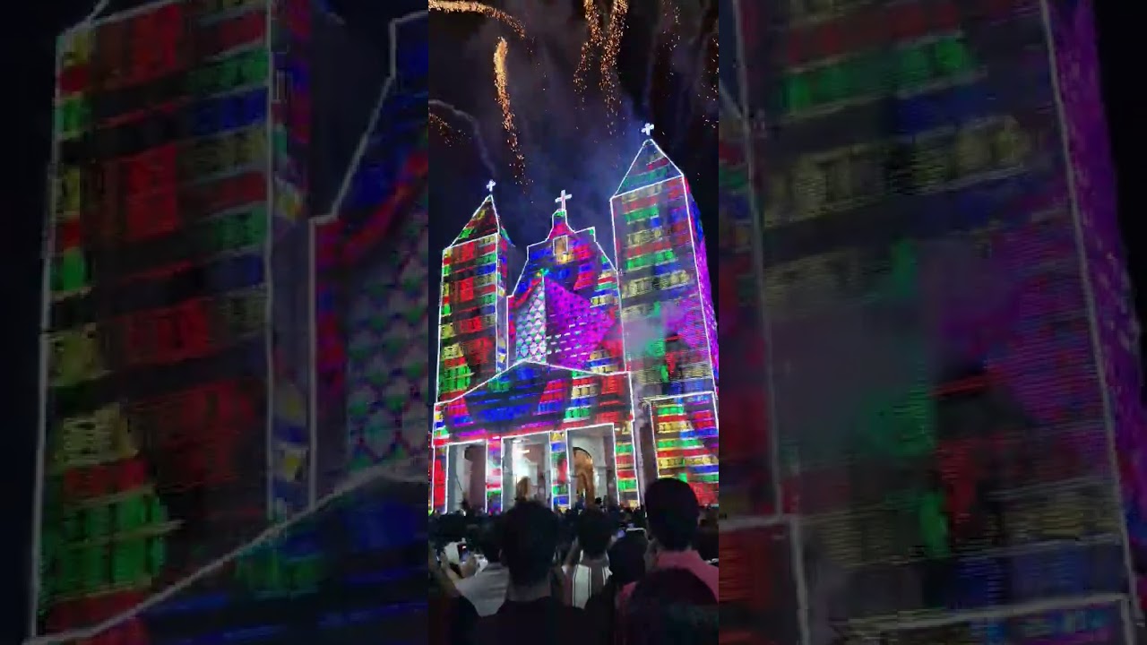 St. Mary's Forane Church , Chalakudy Palli Perunnal, Light and sound show