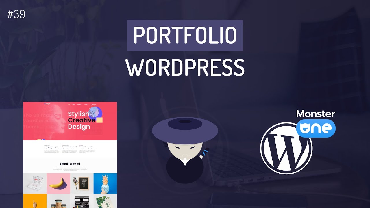 Comment créer un portfolio design sur WordPress ? (avec MonsterOne)