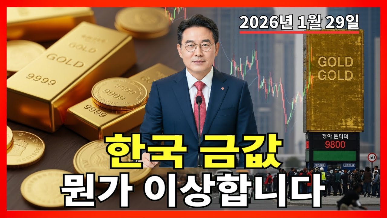 2026년 1월 29일 🇰🇷 오늘 한국 금가격: 월말 앞두고 금시장, 뭔가 이상합니다 – 자세히 설명합니다! |금 가격 |금 투자 |경제 분석
