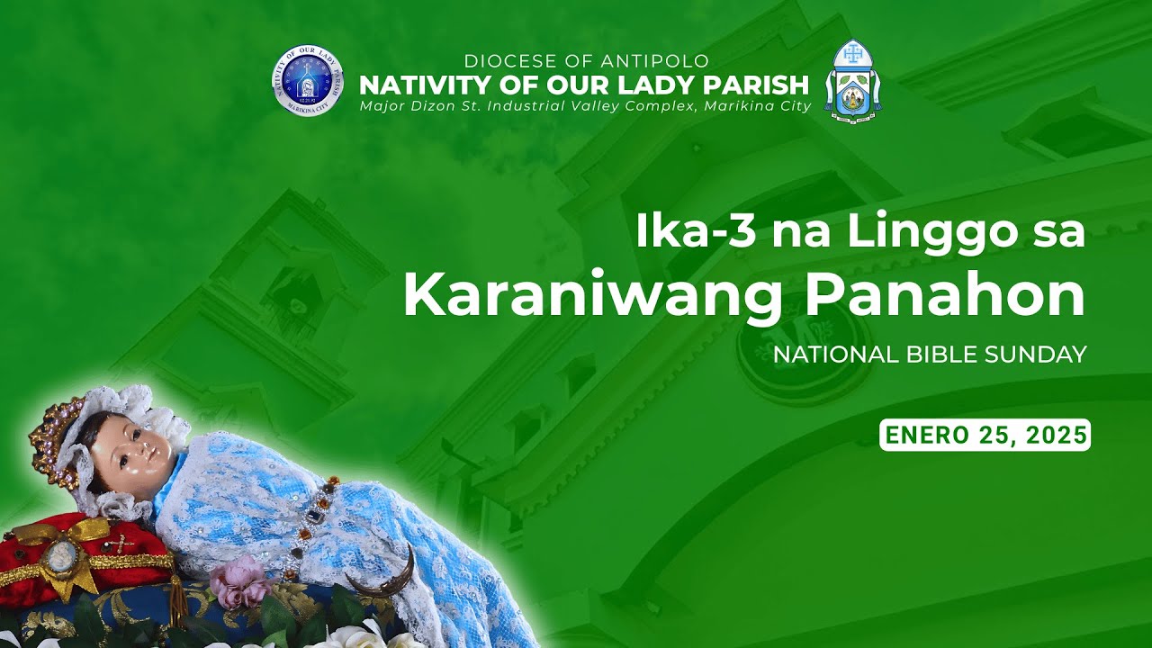 [LIVE] Ikatlong Linggo sa karaniwang Panahon | Enero 25, 2026