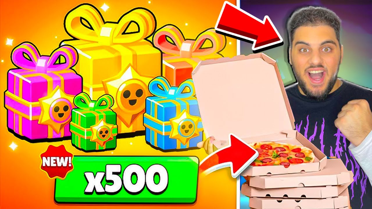 Ամեն կերածս Պիցայի համար ստանում եմ Նվեր! Brawl Stars Hayeren