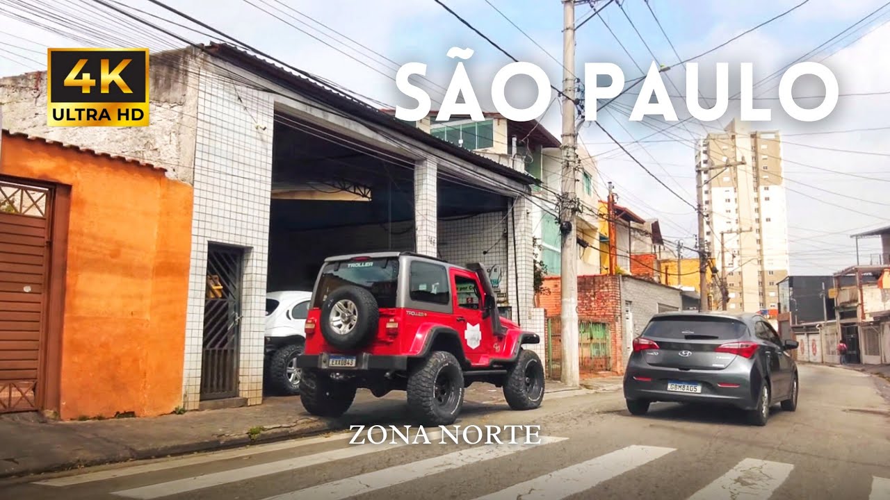 Vila Dionísia até Lauzane Paulista, Zona Norte, São Paulo 4K