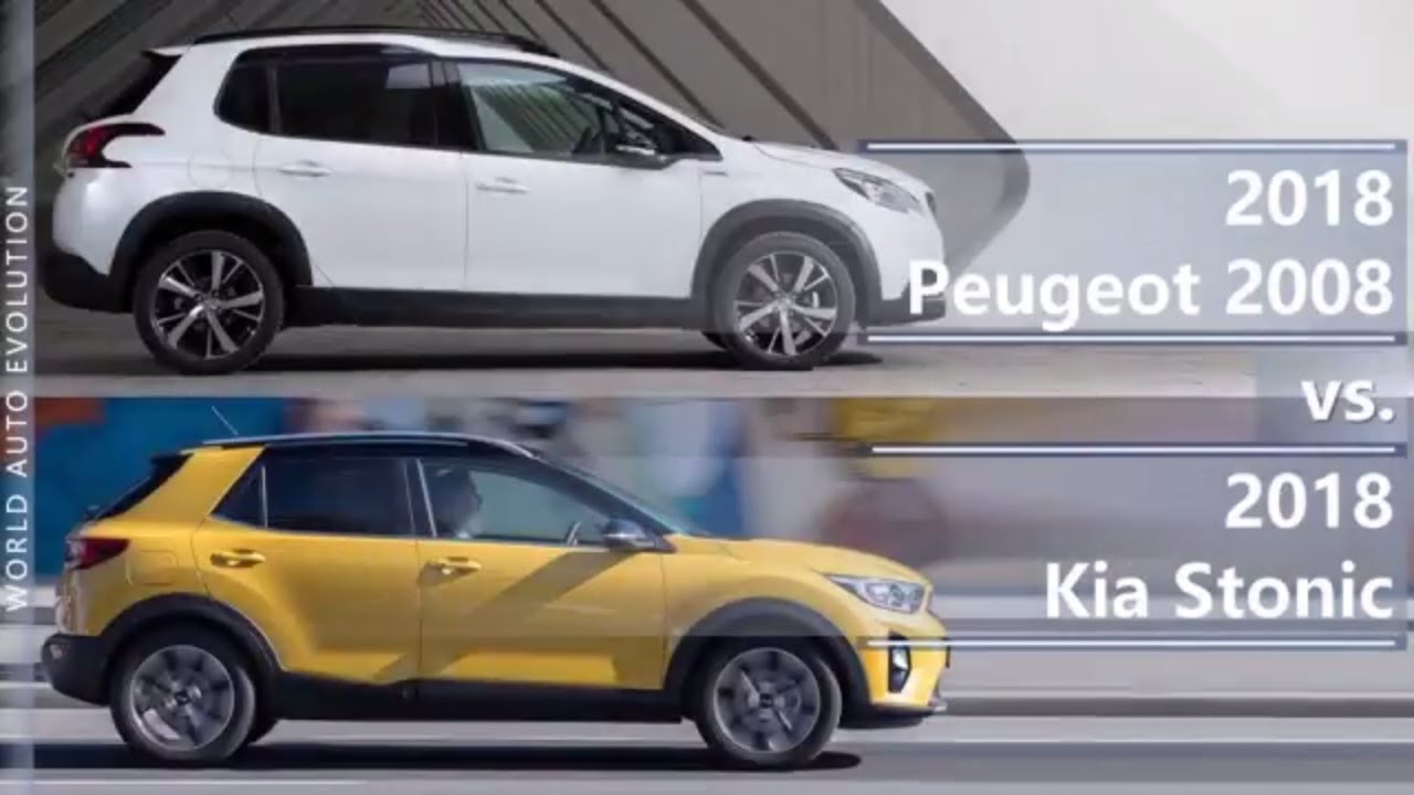 2018 Peugeot 2008 vs 2018 Kia Stonic (technical comparison)