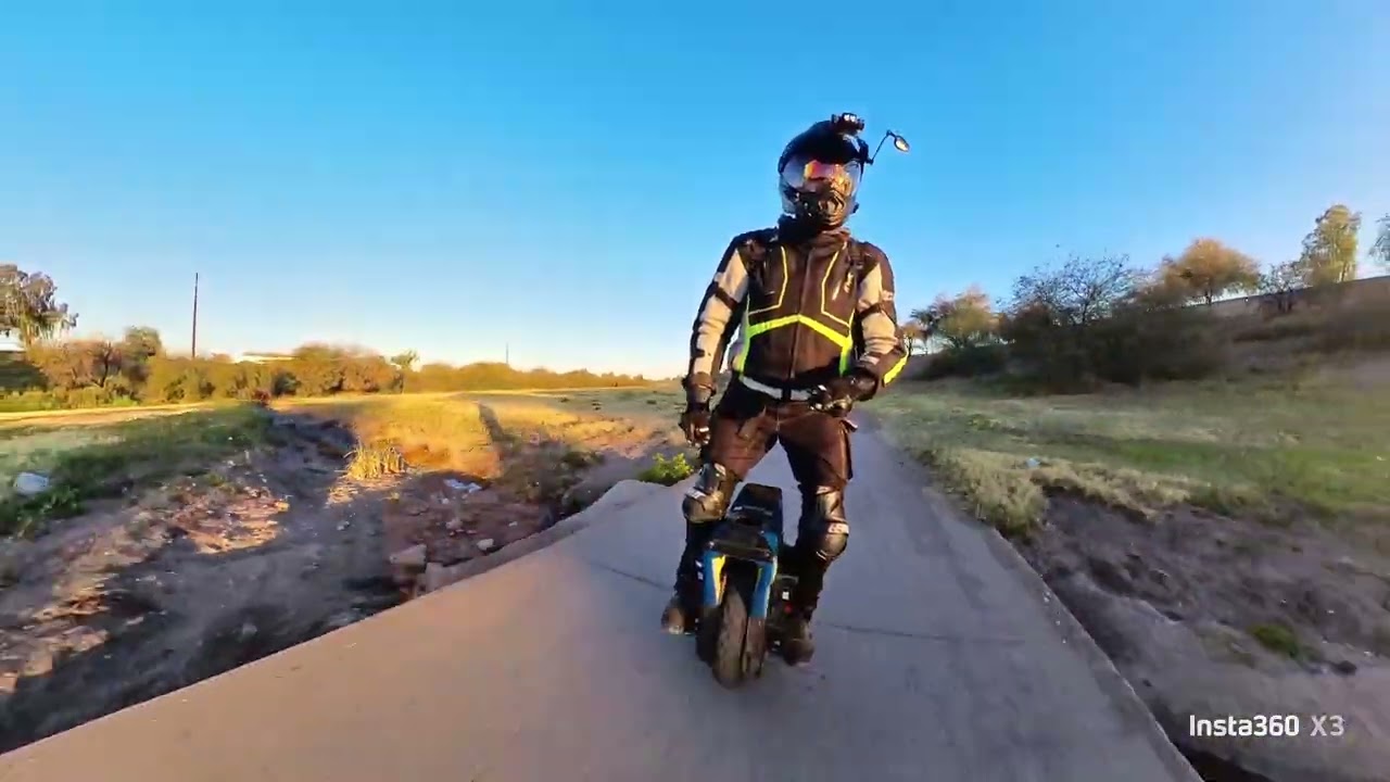 Morning ride AZ Canal at 7am............................