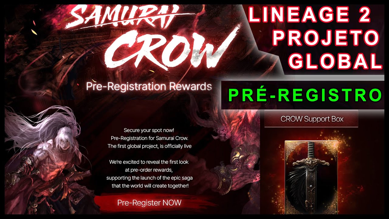 Lineage 2 Global - Samurai Crow Update | PR&Eacute;-REGISTRO !!!