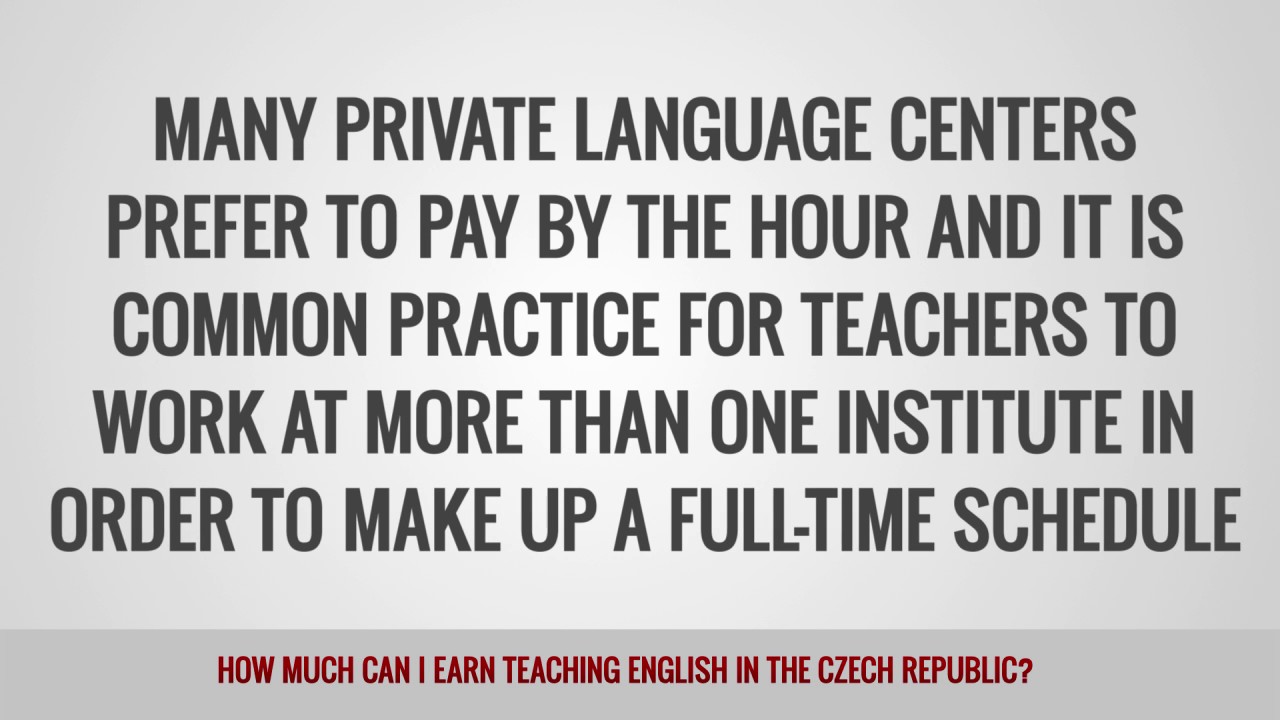 ITTT FAQs - How much can I earn teaching English in the Czech Republic?