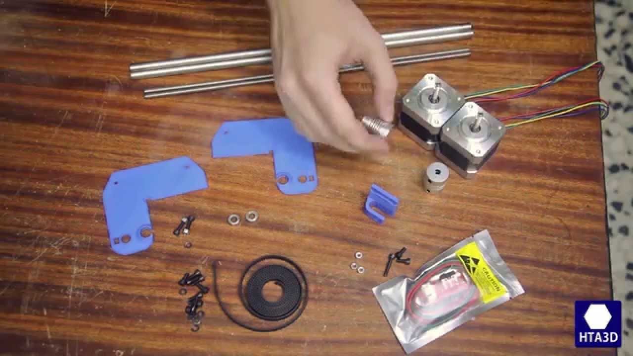 Montaje P3STEEL por HTA3D - Parte 2/6 - Eje X + Eje Z - Reprap Mendel Prusa I3 variante
