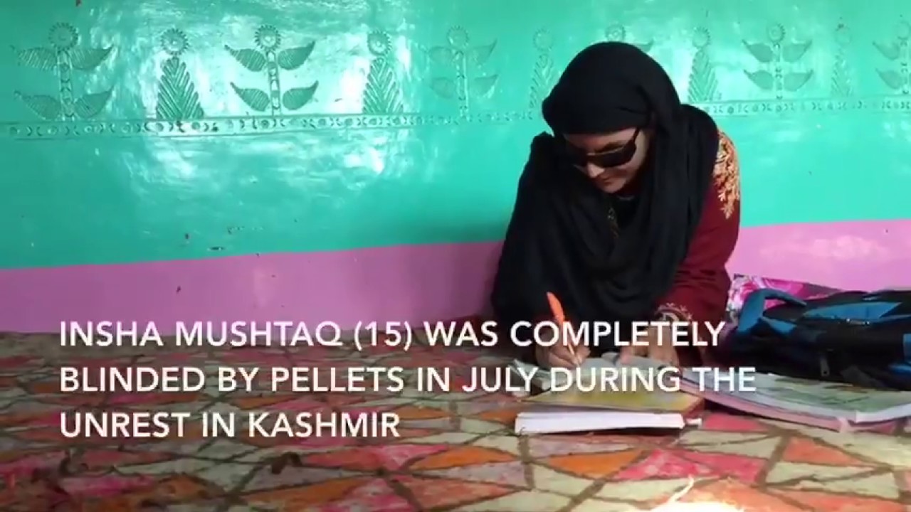 Blinded by pellets, Insha Mushtaq can't wait to go back to school