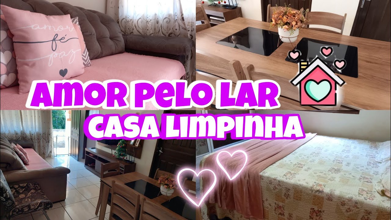 AMOR PELO LAR  💕| CASA LIMPINHA E ORGANIZADA | ROTINA DE DONA DE CASA | MOTIVA&Ccedil;&Atilde;O DE LIMPEZA 🏠