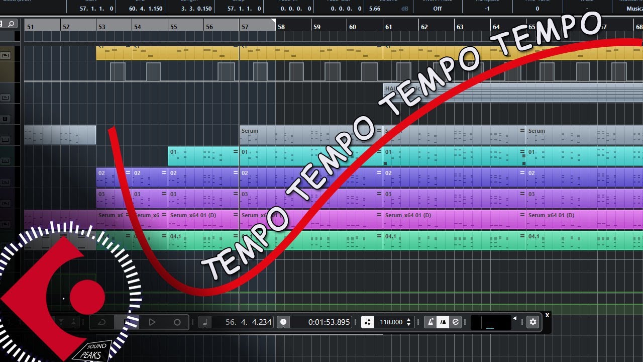 Мастерство темпа и BPM в Cubase (стр. 2)