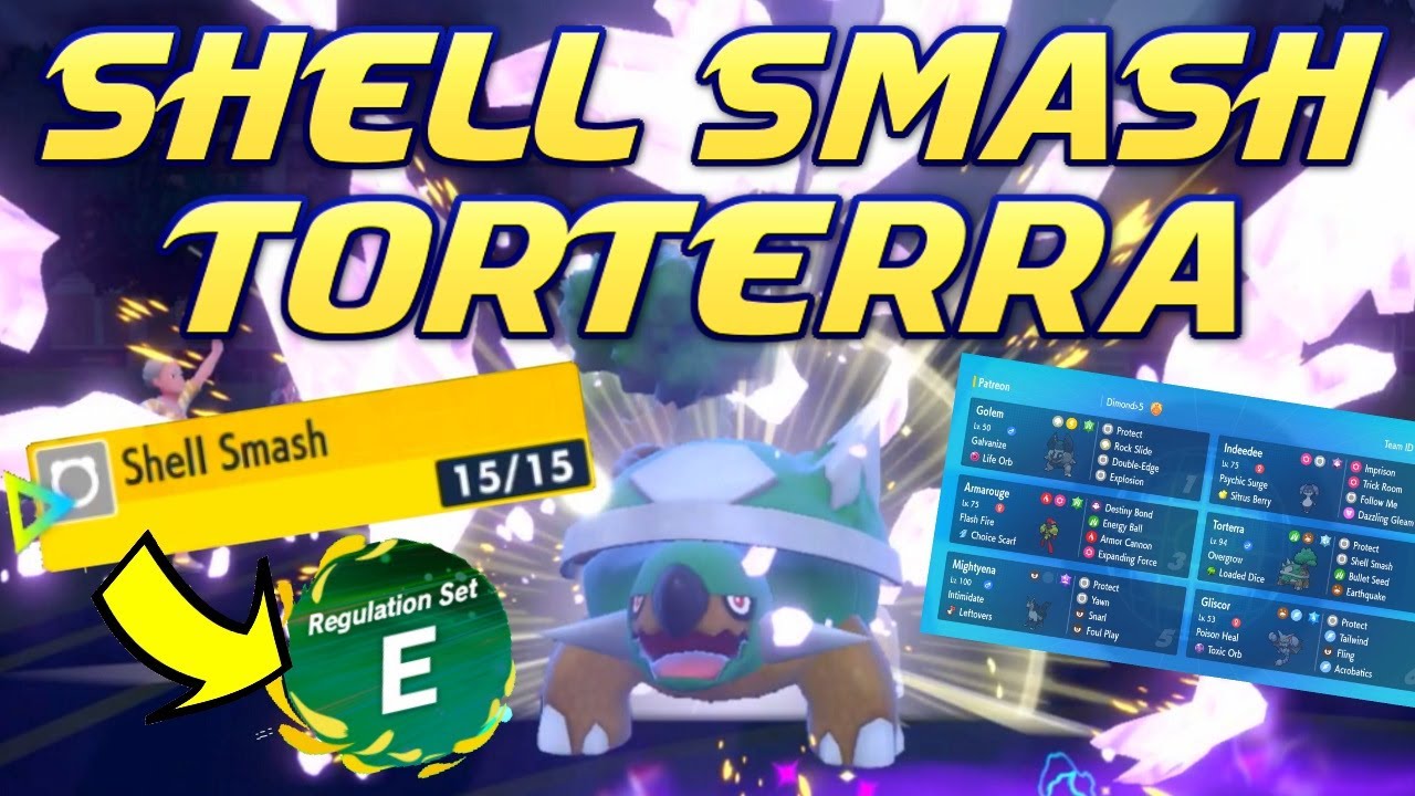 Shell Smash Torterra! Аренда маски Pokemon Teal VGC! Соревновательный бой Scarlet & Violet, регла...