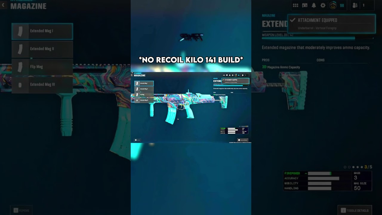 BROKEN *NO RECOIL* KILO 141 Meta on Warzone 👑 #warzone #callofduty #bo6 #rebirthisland #cod #shorts