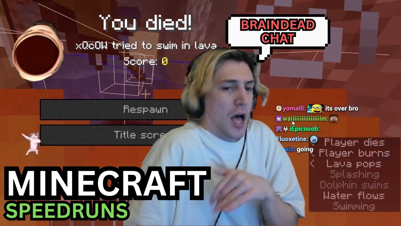 xQc is LOSING HIS MIND in Minecraft